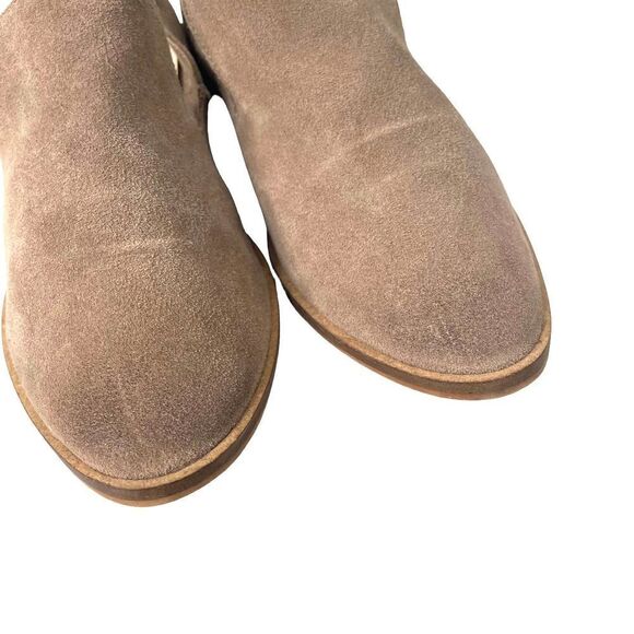 Levity suede Carla loafers flats Sz 6.5 neutral brown very soft - Picture 4 of 7